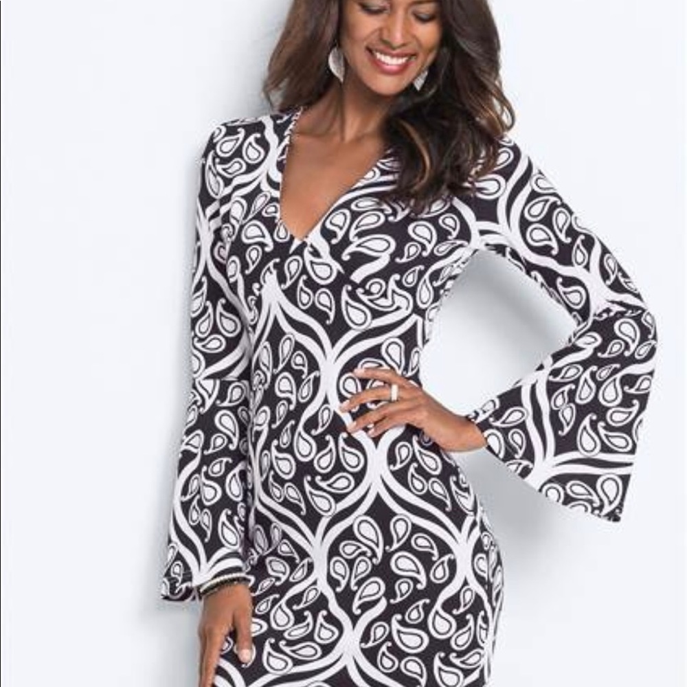 Venus printed mini dress